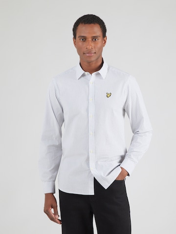 Lyle & Scott Regular fit Риза в бяло: отпред