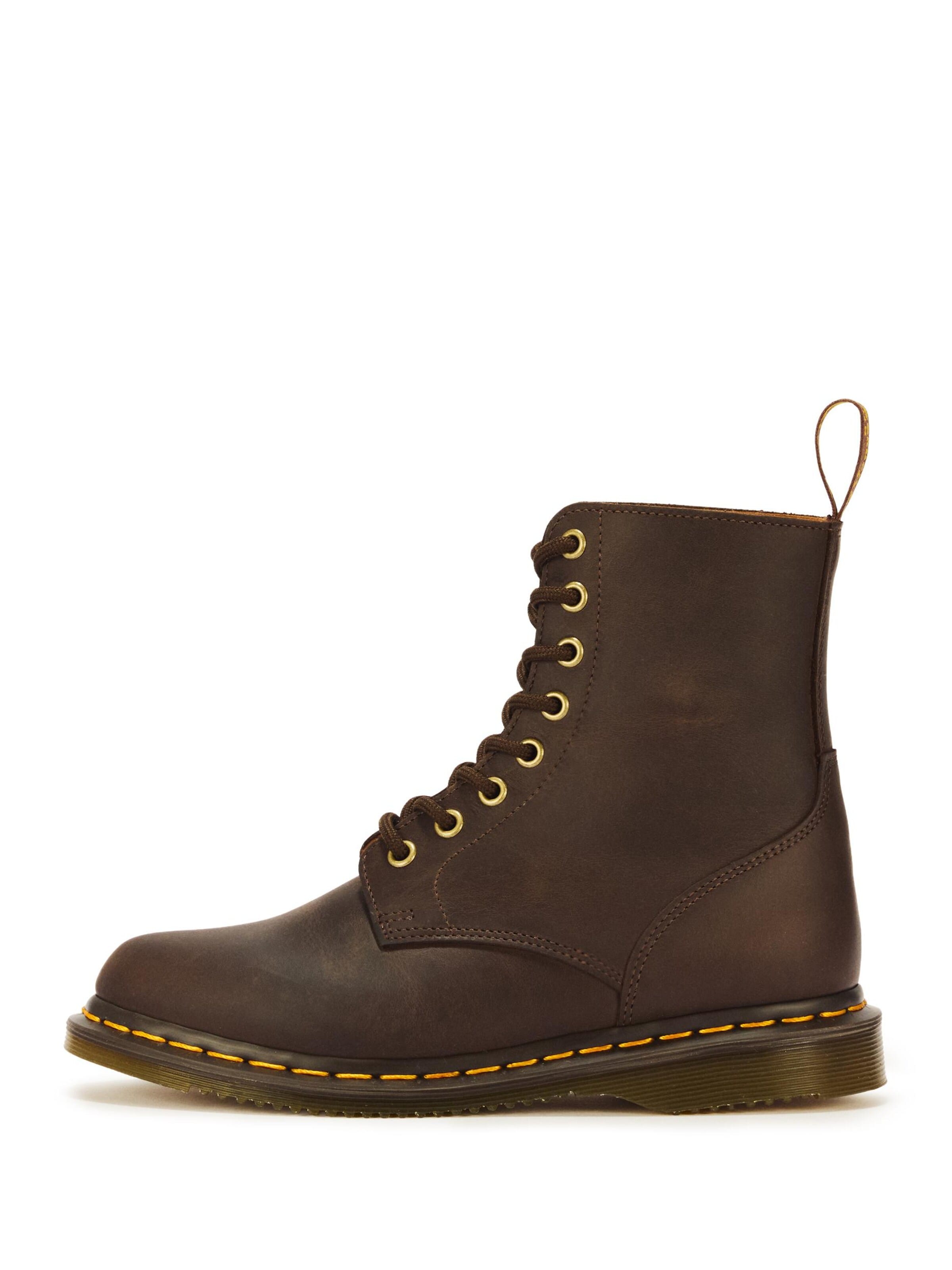Dr. Martens Lace-Up Boots 'Daphny 8i wyoming' in Brown: front