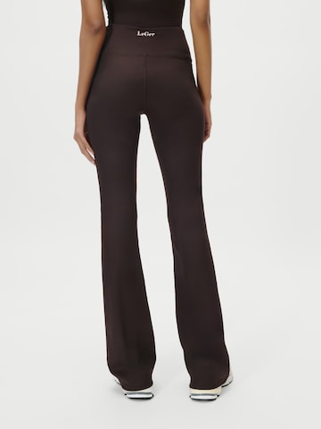 évasé Pantalon 'Simone' LeGer by Lena Gercke en marron