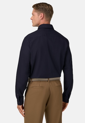 Boggi Milano Regular Fit Businesshemd in Blau
