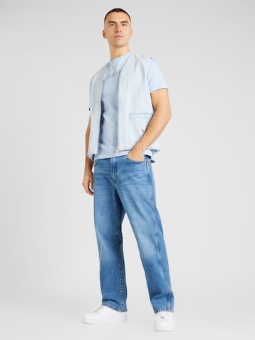 Calvin Klein Tričko 'Degrade' - Modrá