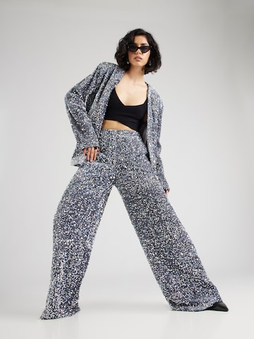 Nasty Gal Regular Trousers in Silver