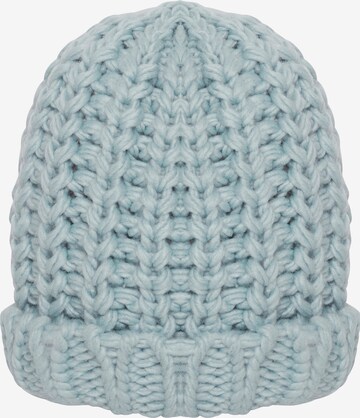 ICHI Beanie 'IAFLEUR HO' in Blue: front