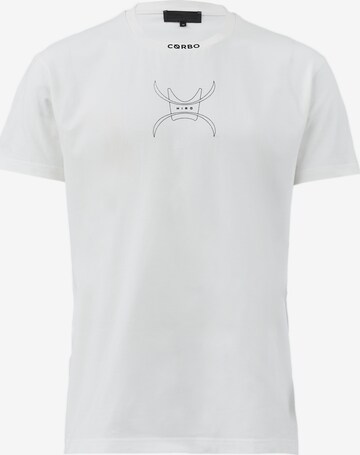 Cørbo Hiro - Camiseta 'Ronin' en blanco: frente