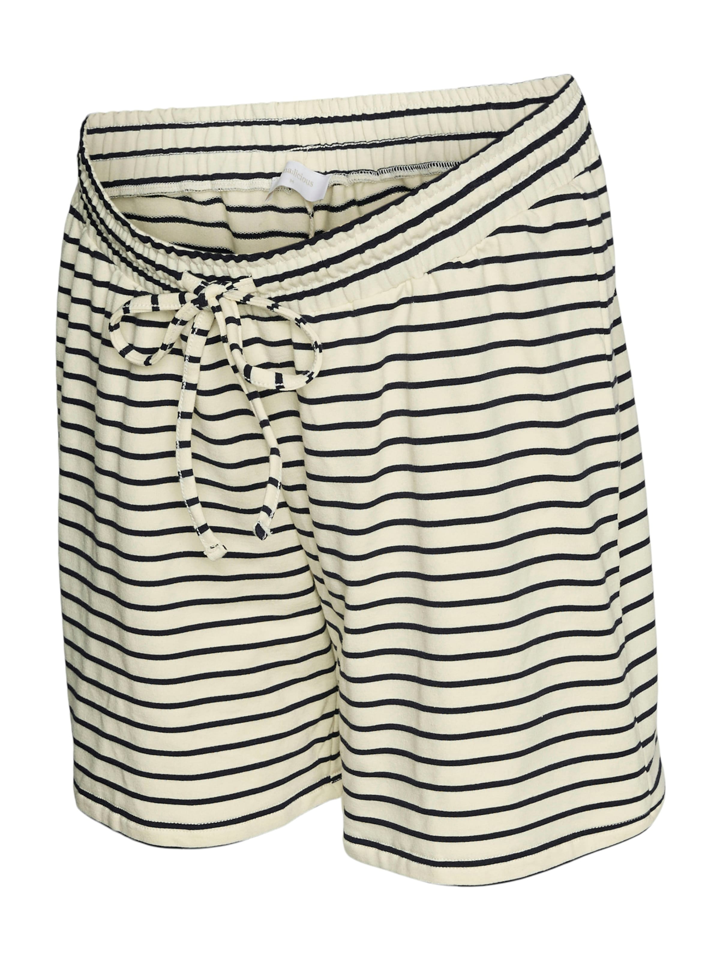 MAMALICIOUSregular Hlače 'MLAMILA' - bež boja: prednji dio