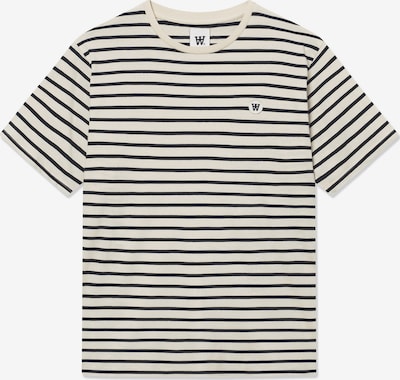 WOOD WOOD Paita 'WWAce' värissä musta / valkoinen, Tuotenäkymä