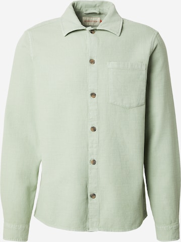 Revolution Regular fit Риза в зелено: отпред