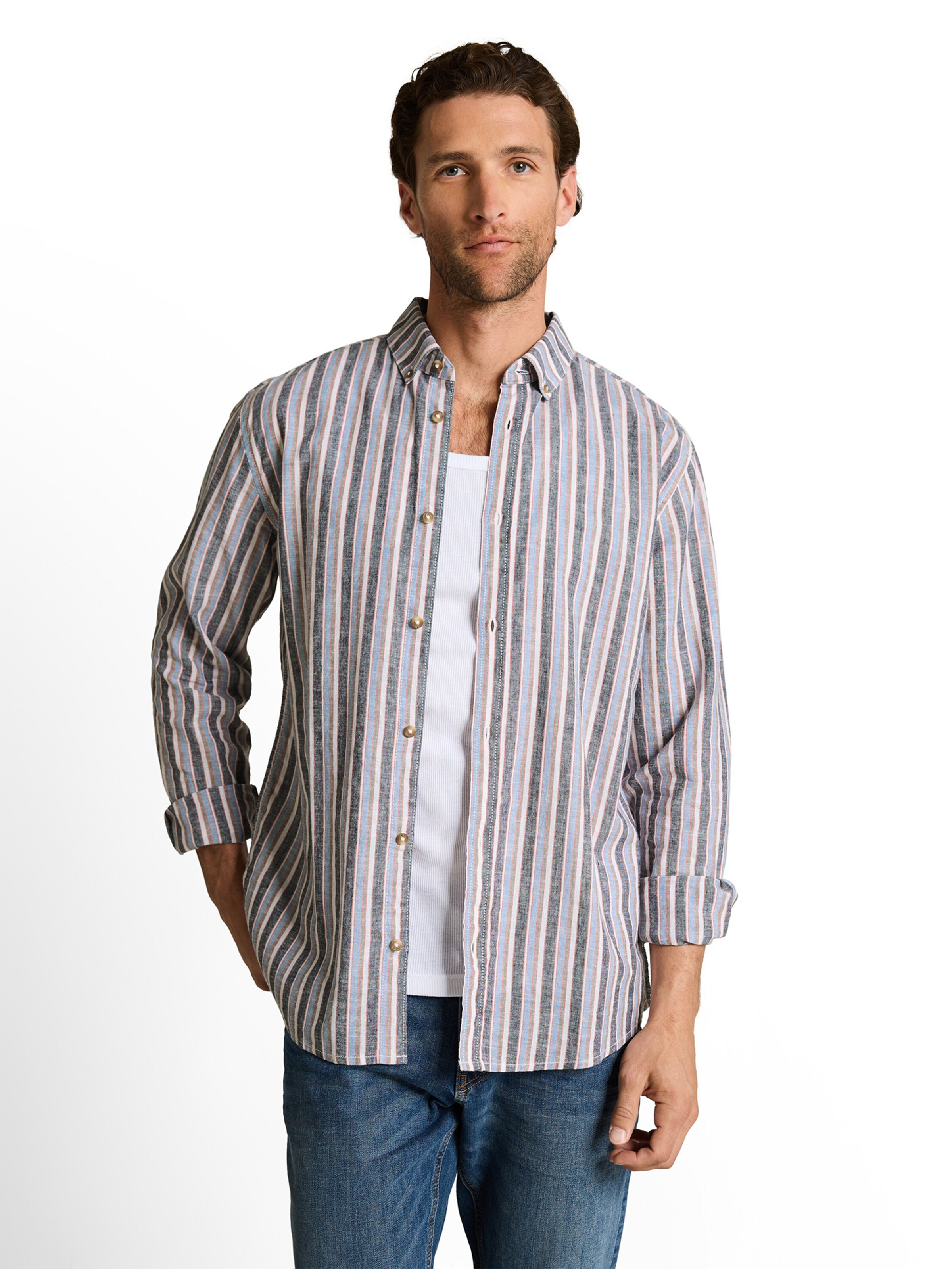 TOM TAILOR Regular Fit Hemd in Mischfarben: Vorderseite