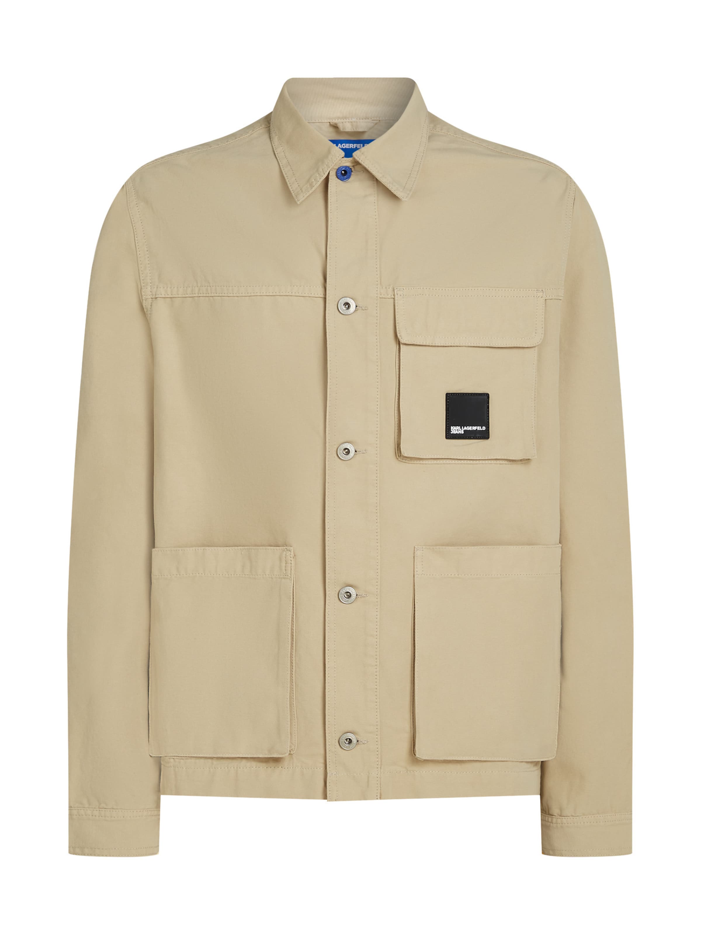 Geacă de primăvară-toamnă de la KARL LAGERFELD JEANS pe verde: față