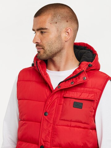 Threadbare Vest 'Ritcher' in Red