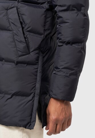 INDICODE JEANS Winterparka ' Leugene ' in Zwart