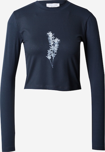 florence by mills exclusive for ABOUT YOU Shirts 'Dynamism' i navy / lyseblå / hvid, Produktvisning