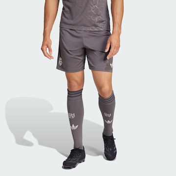 ADIDAS PERFORMANCE Regular Sporthose 'Real Madrid 24/25' in Braun: Vorderseite