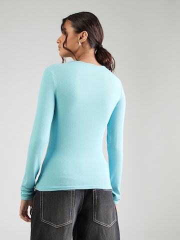 TOPSHOP Shirt 'PREMIUM' in Blue