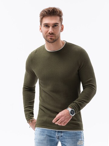 Ombre Trui 'E121' in Groen: voorkant