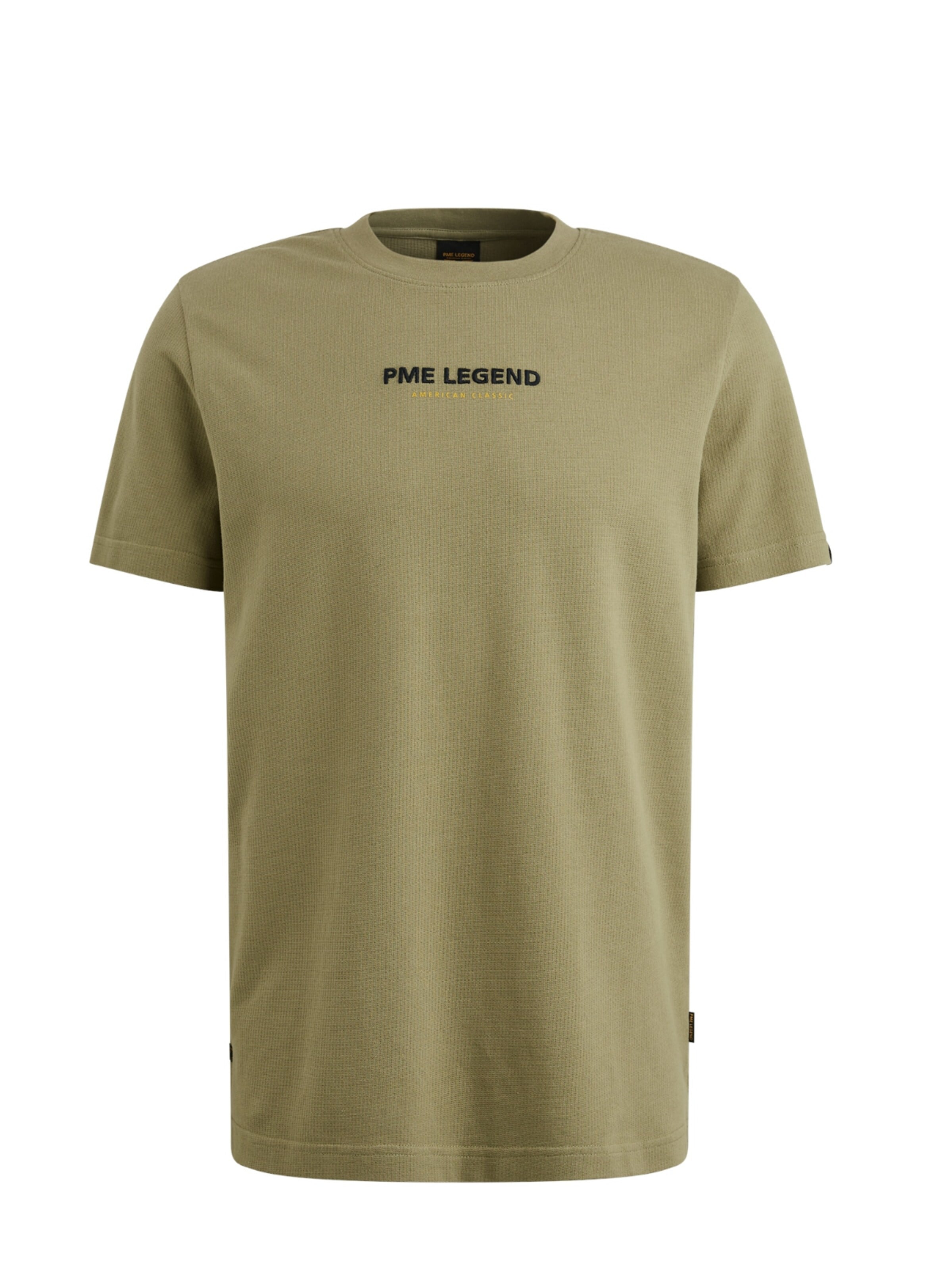 Pme-Legend Shirt 'PME Legend - Heren t-shirt' in Groen: voorkant