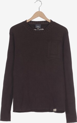 G-Star RAW Sweater & Cardigan in XL in Brown: front