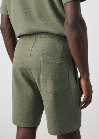 MANGO MAN Regular Pants 'Xavis' in Green