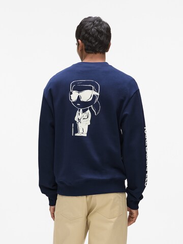 Karl Lagerfeld Μπλούζα φούτερ σε μπλε: μπροστά