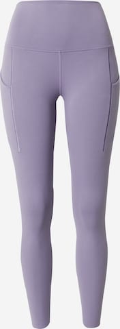 NIKE Skinny Sportovní kalhoty 'UNIVERSA' – fialová: přední strana