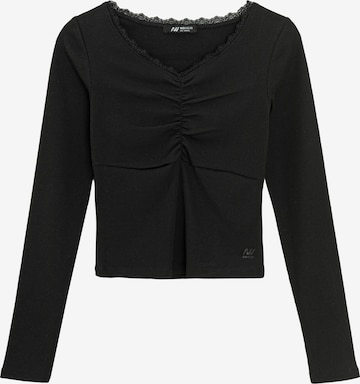 juoda NoWear Marškinėliai: priekis