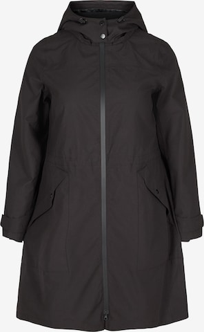 Zizzi Raincoat 'MKIERA' in Black: front