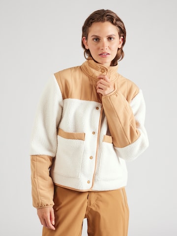 THE NORTH FACE Fleece jacket 'CRAGMONT' in White: front