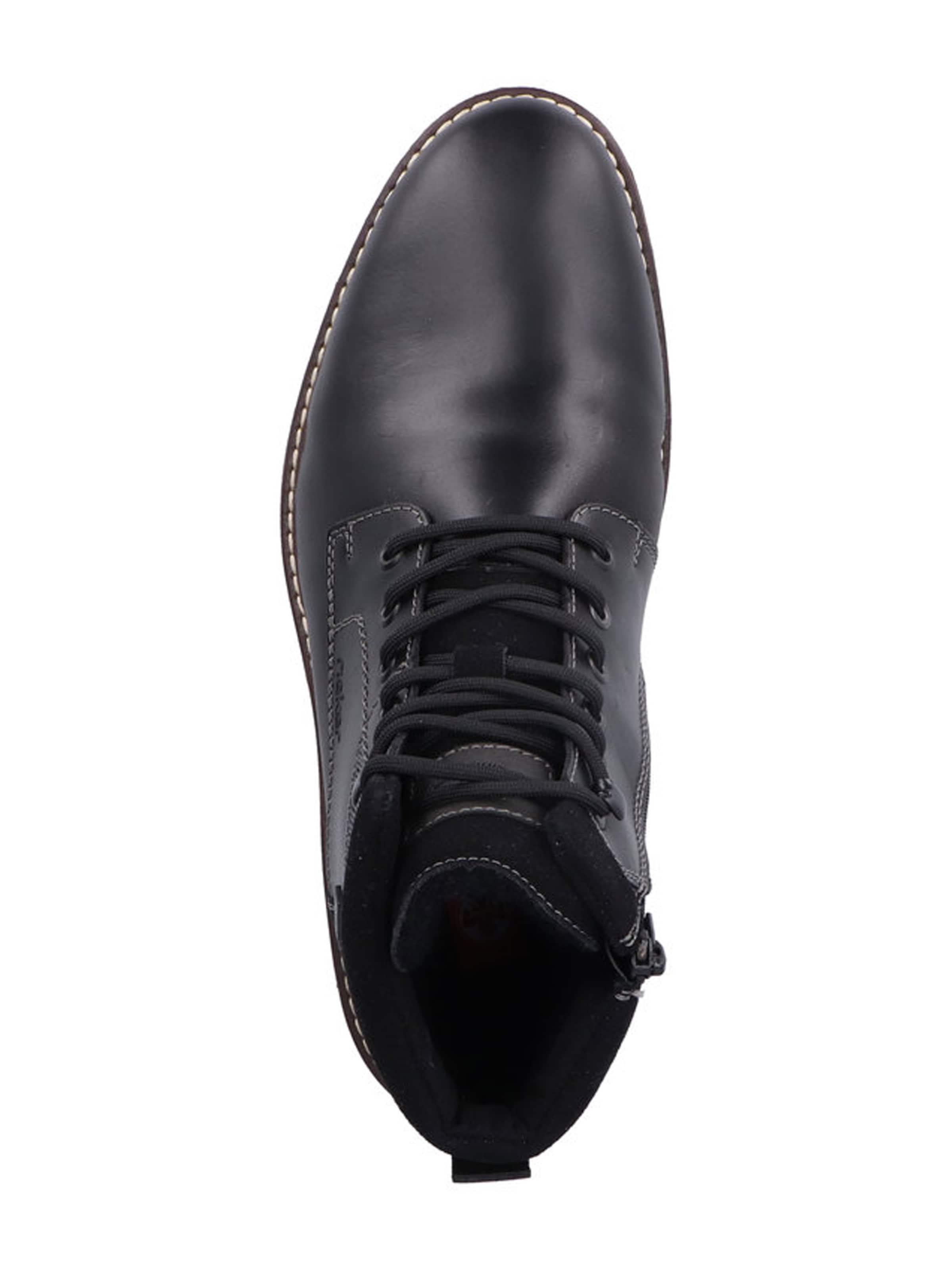 Bocanci cu șireturi de la Rieker pe negru