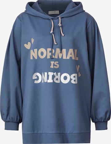 Angel of Style Sweatshirt in Blue: front