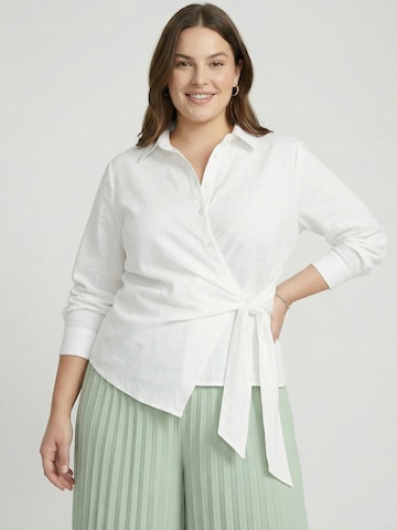 Guido Maria Kretschmer Curvy Blúz 'Mathilda' - fehér: elől