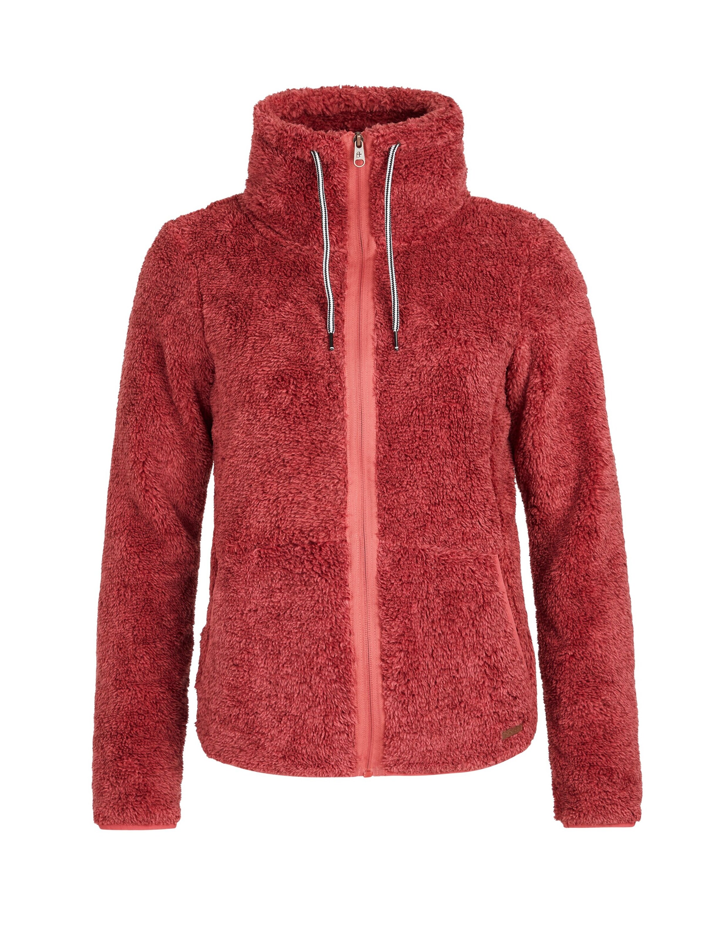 PROTEST Fleecejacke 'RIRI'‌‌‌‌ in Rot: Vorderseite