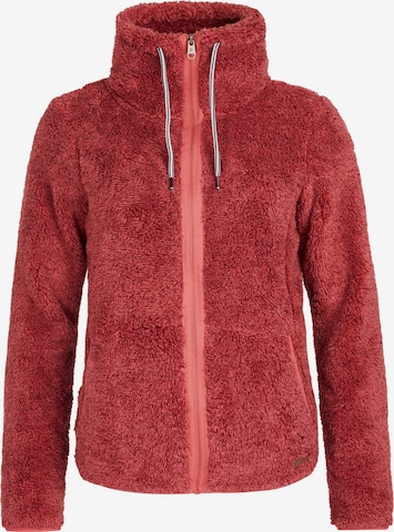 PROTEST Fleecejacke 'RIRI' in Rot: Vorderseite