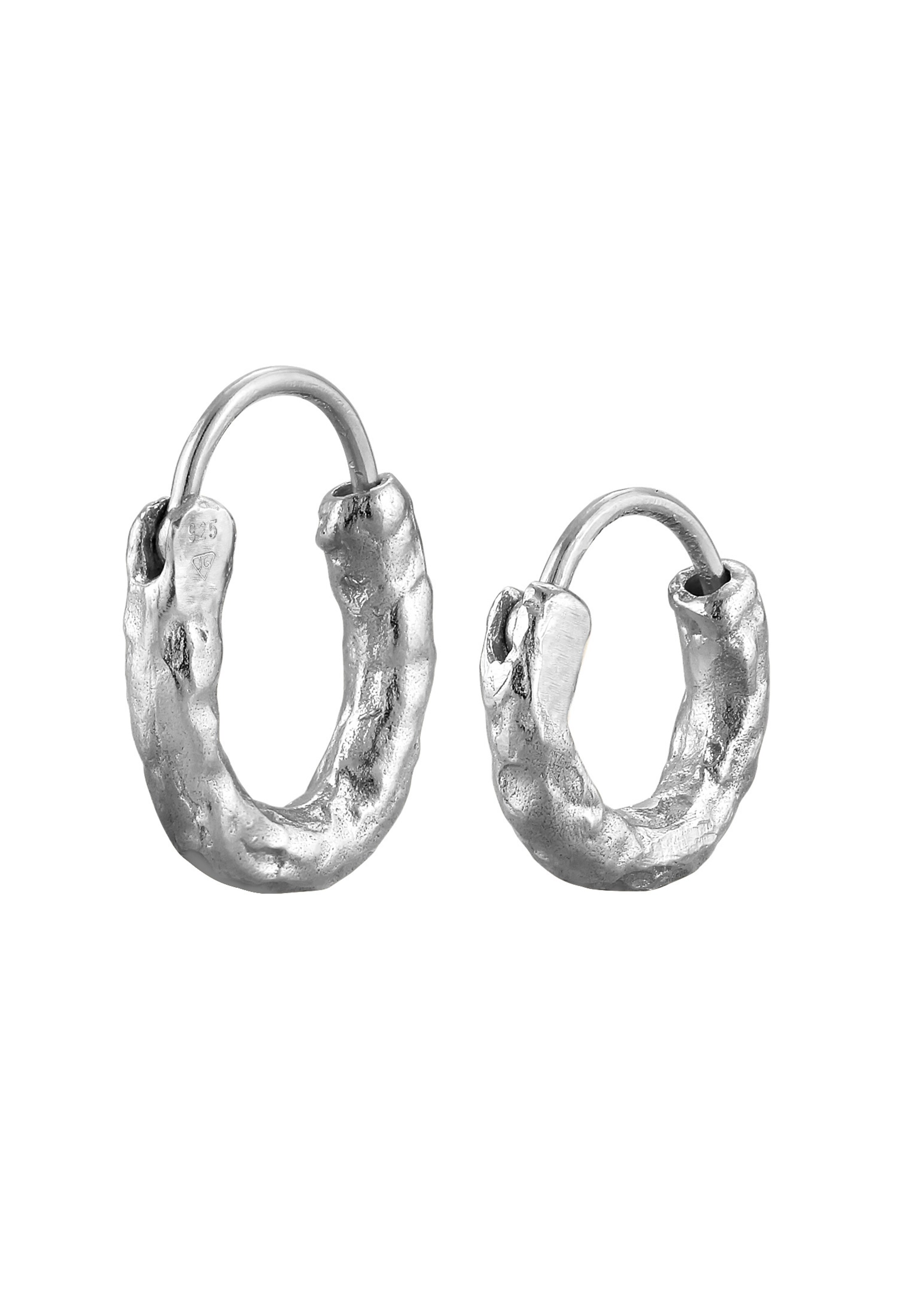 Haze&Glory Oorbel in Zilver: voorkant