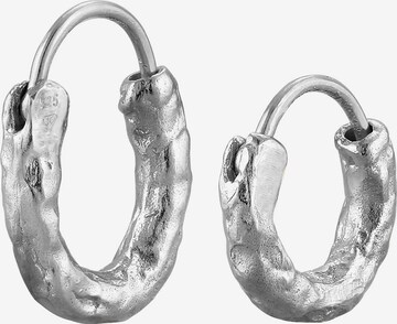 Boucles d'oreilles Haze&Glory en argent : devant