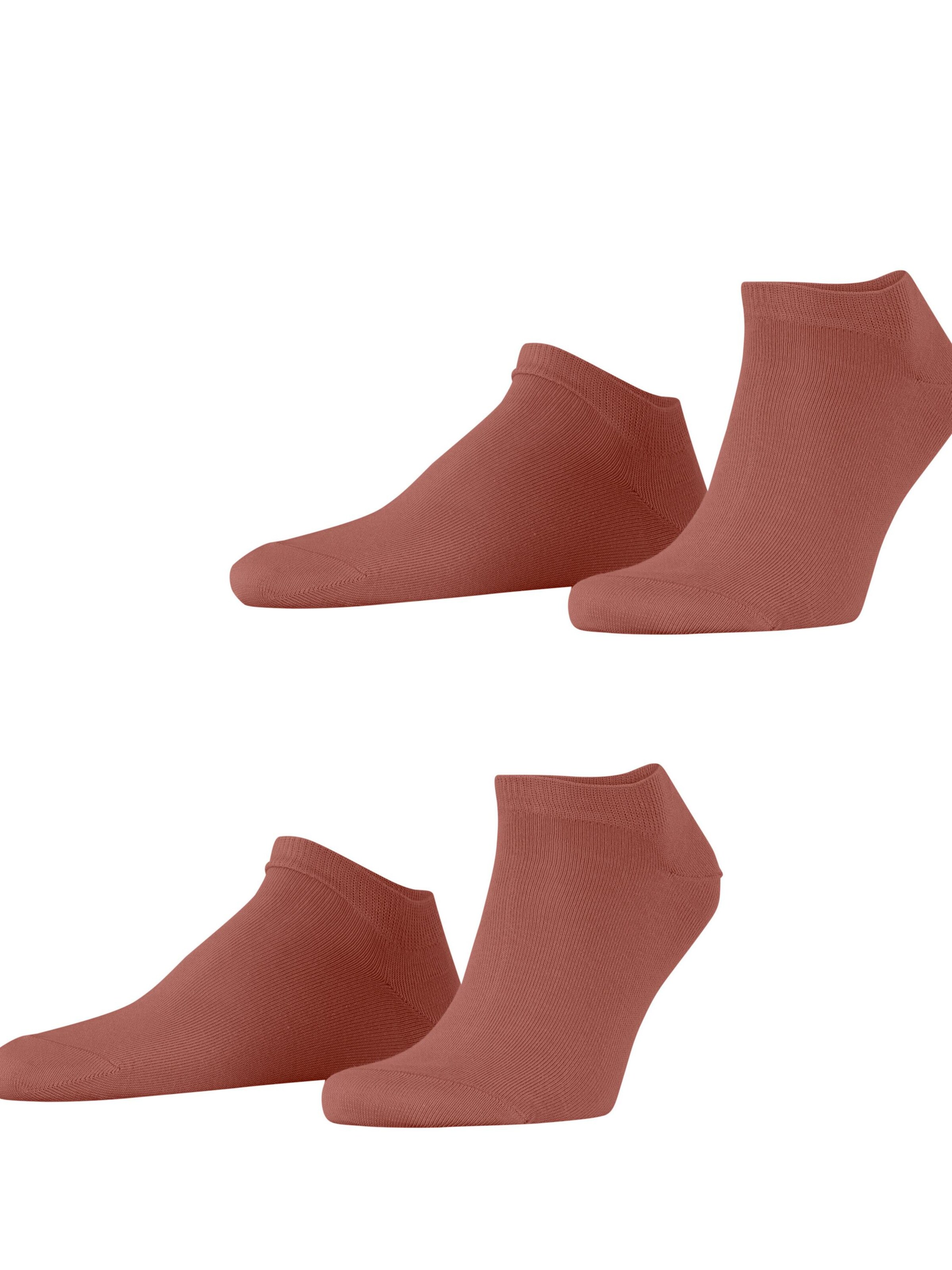 ESPRIT Füßlinge 'Basic Uni 2-Pack'‌‌‌ in Rot: Vorderseite
