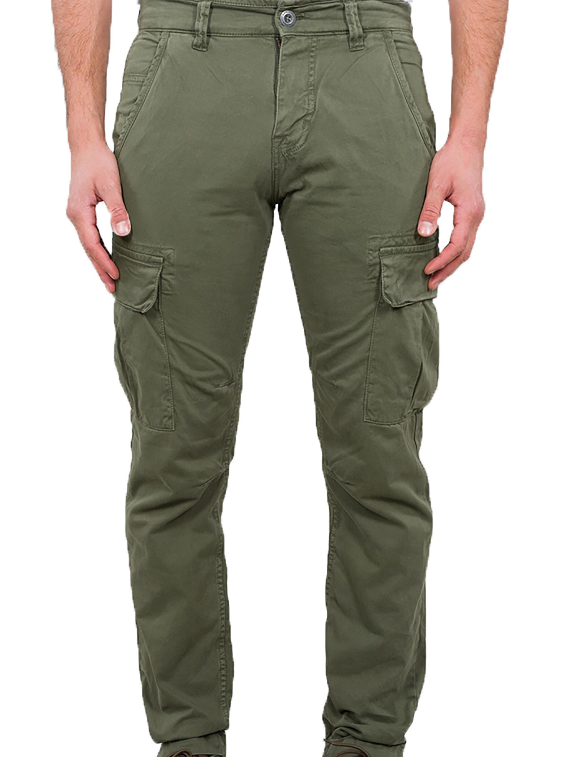 ALPHA INDUSTRIES Regular Cargohose 'Agent'‌‌‌‌‌‌‌ in Grün