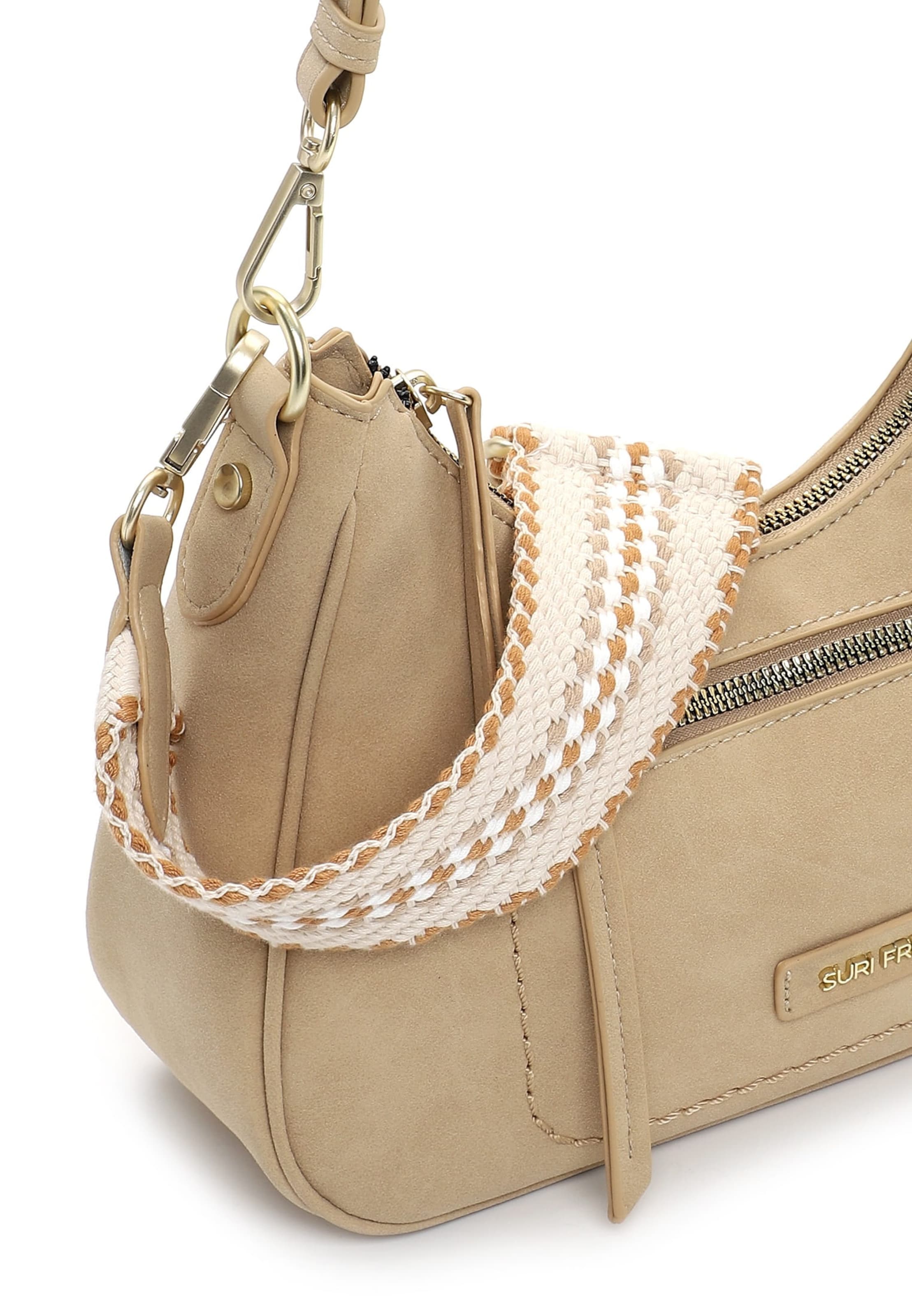 Poche ventrale 'Christy' Suri Frey en beige