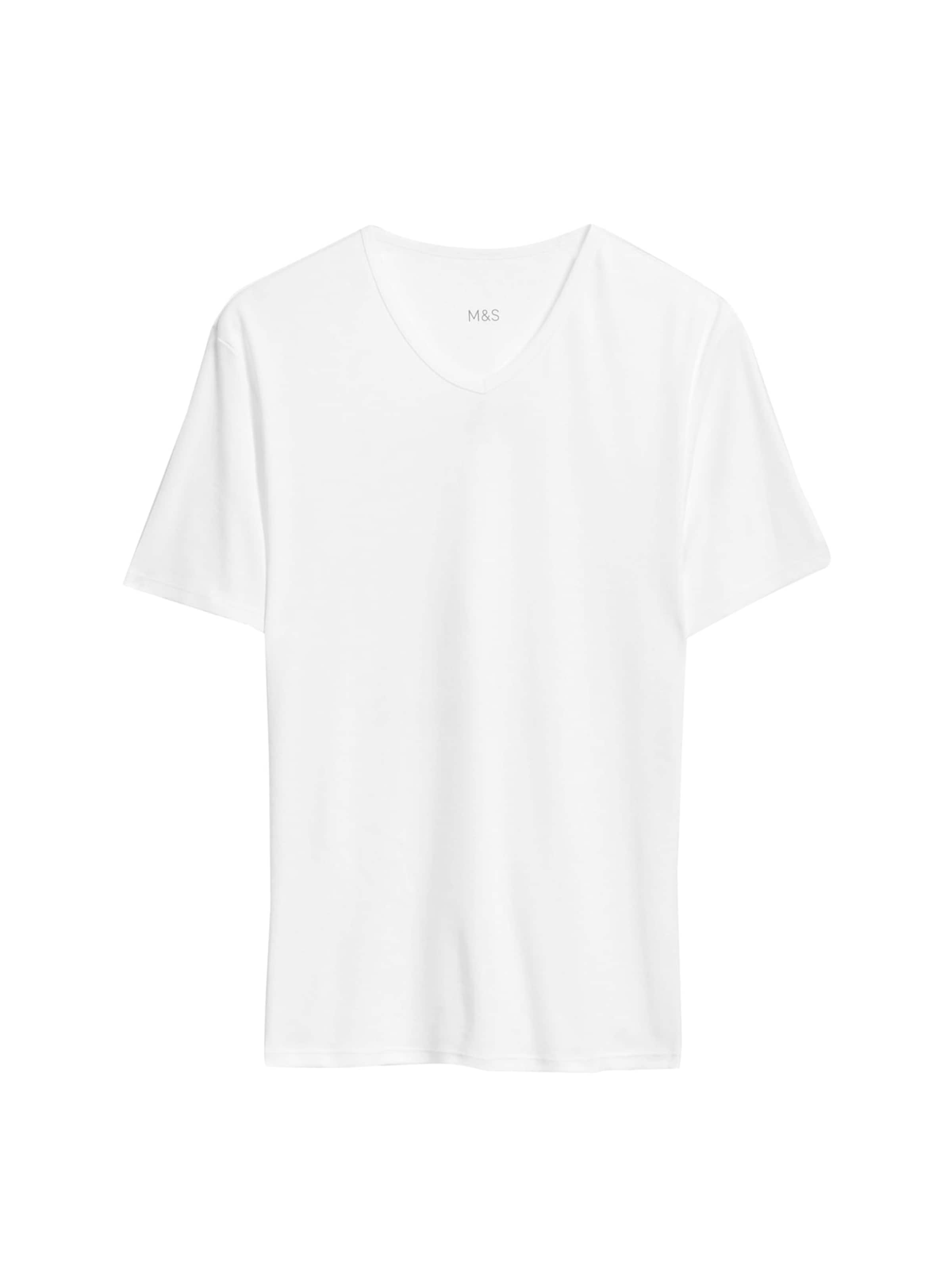 Maglietta intima di Marks & Spencer in bianco: frontale