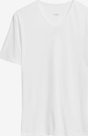 Maillot de corps Marks & Spencer en blanc : devant