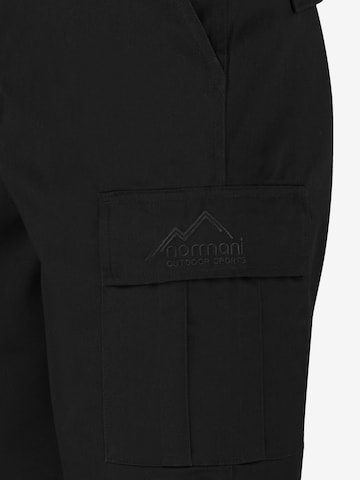 normani Regular Outdoor Pants 'Dalvík' in Black