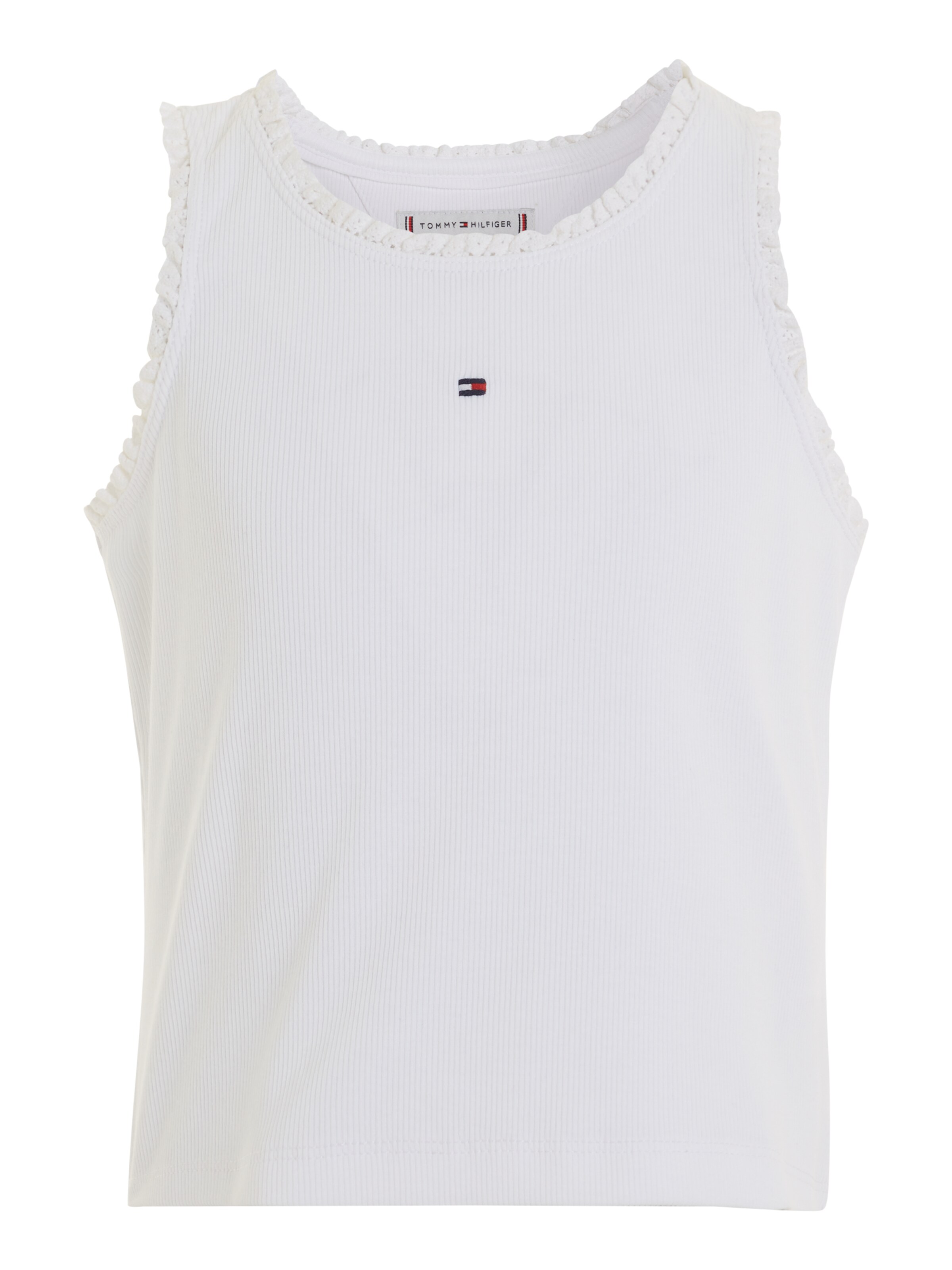 TOMMY HILFIGER Top in Weiß: Vorderseite