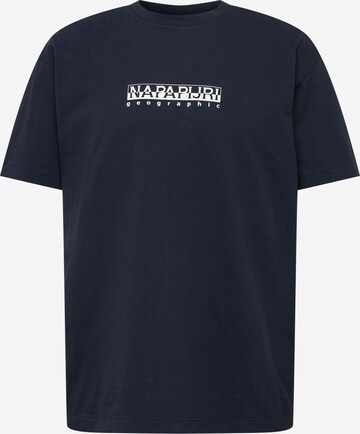 T-Shirt NAPAPIJRI en bleu : devant