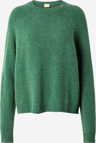 BOSS Sweater 'Febisan' in Green: front