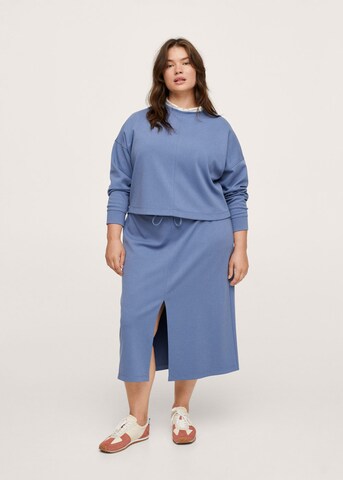 MANGO Sweatshirt 'Amelie' in Blauw