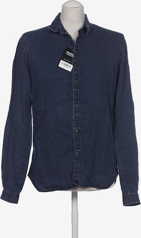 The Kooples Button Up Shirt in M in Blue: front