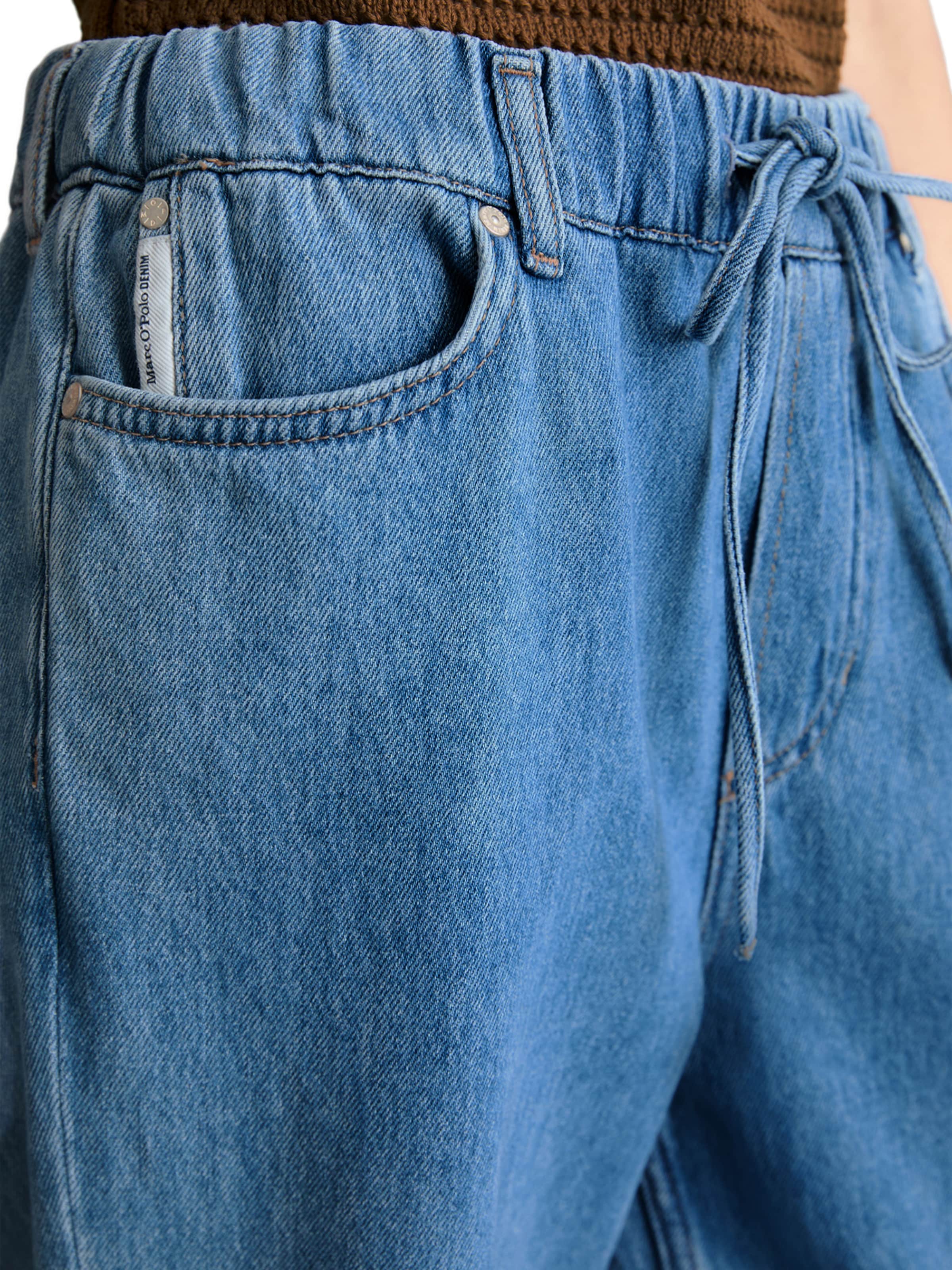 Marc O'Polo DENIM Wide Leg Jeans 'Tomma' in Blau
