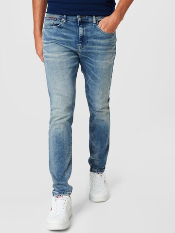 Tommy Jeans Slimfit Jeans 'Austin' i blå: framsida