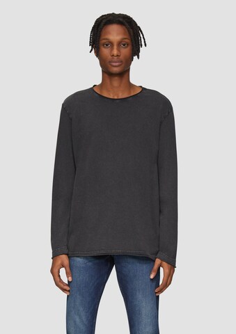 QS Shirt in Zwart: voorkant