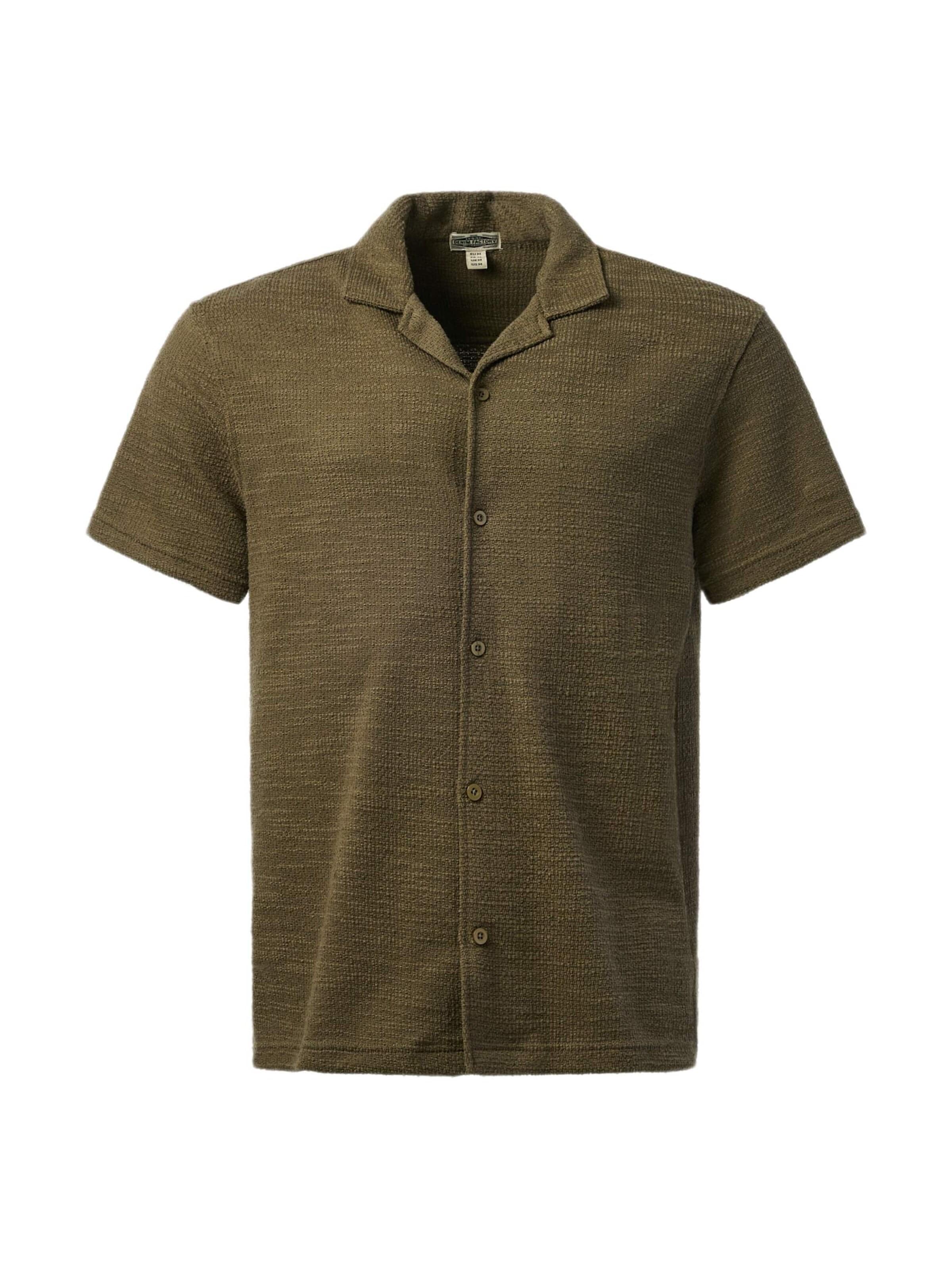 Denim Factory Chemise 'Resort' en XXL en olive, Vue avec produit