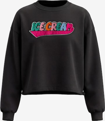 MYMO - Sudadera en negro: frente